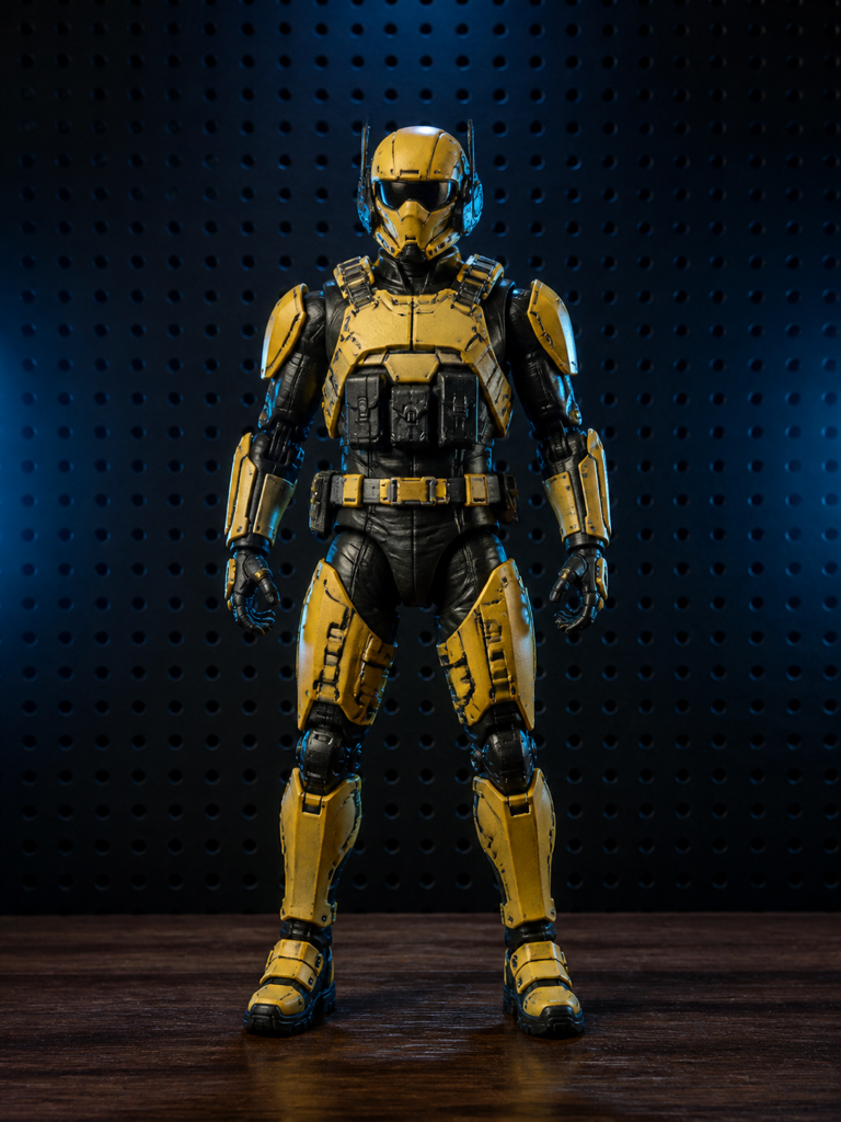 Desert Recon action figure on a display shelf